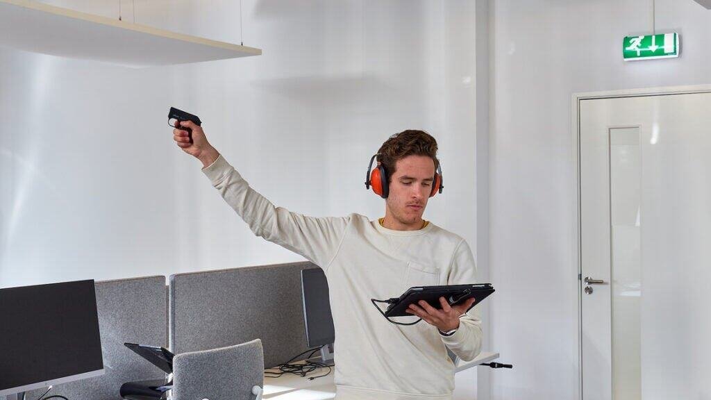 Gunshot afschrikken, werkplek, kantoorruimte.