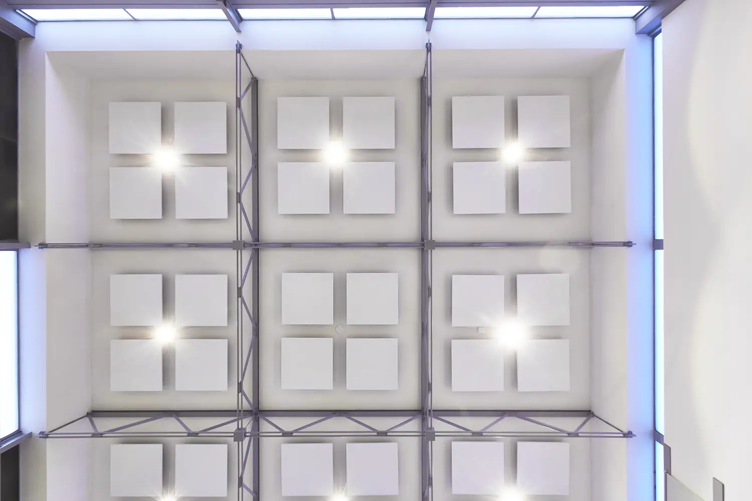 akoestische panelen bedrijfshal plafond